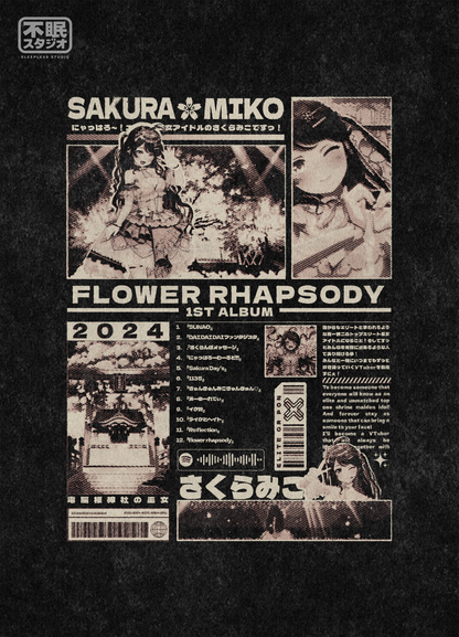 Sakura Miko Poster T-shirt